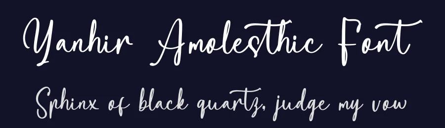 Yanhir Amolesthic Font by letterenastudios — Script Handwritten Font — thumbnail 2