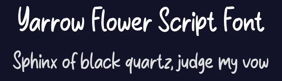 Yarrow Flower Script Font by andikastudio — Script Handwritten Font — thumbnail 2