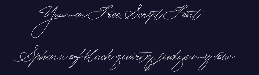 Yasmin Free Script Font by khaiuns — Script Handwritten Font — thumbnail 2