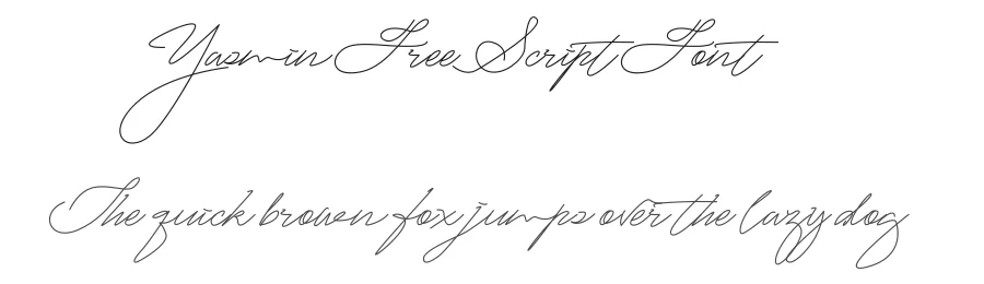 Yasmin Free Script Font by khaiuns — Script Handwritten Font