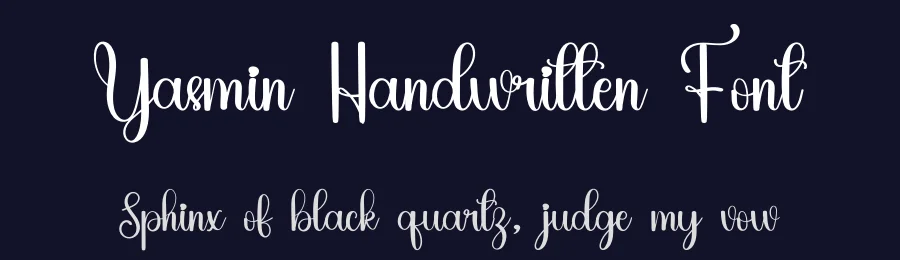 Yasmin Handwritten Font by inermediaSTUDIO — Script Handwritten Font — thumbnail 2