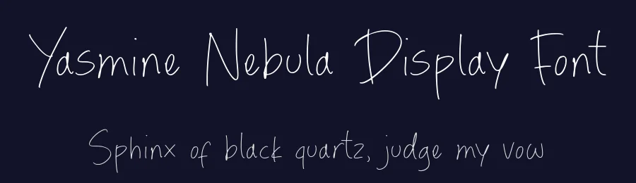 Yasmine Nebula Display Font by Timur type — Decorative Font — thumbnail 2