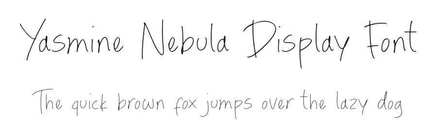 Yasmine Nebula Display Font by Timur type — Decorative Font