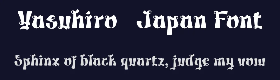 Yasuhiro – Japan Font by TypeClassHeroes — Script Handwritten Font — thumbnail 2