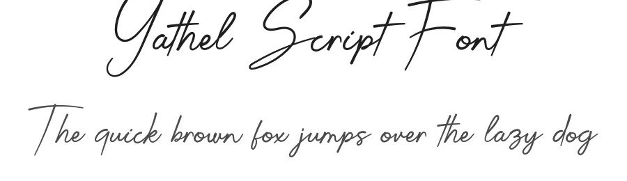 Yathel Script Font by NDNL Studio — Script Handwritten Font