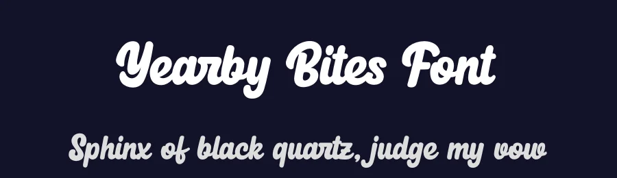 Yearby Bites Font by ErgibiStudio — Script Handwritten Font — thumbnail 2