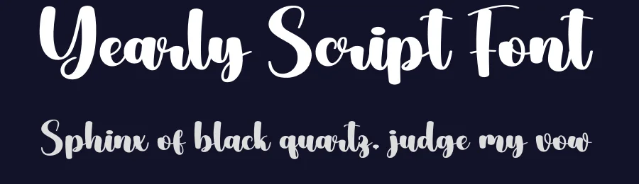Yearly Script Font by creativeletter — Script Handwritten Font — thumbnail 2