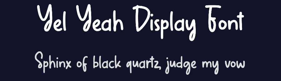 Yel Yeah Display Font by Allouse.Studio — Display Font — thumbnail 2