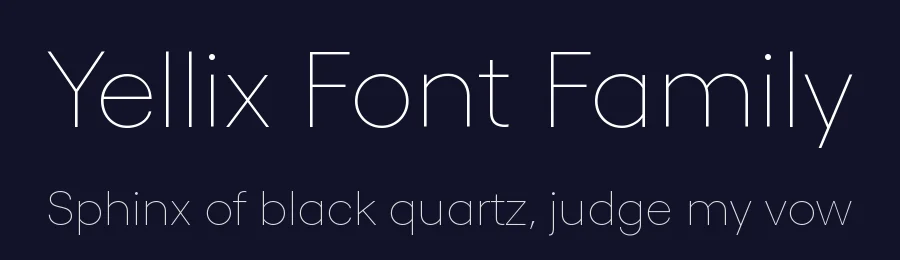 Yellix Font Family by Martin Vácha — Decorative Font — thumbnail 2