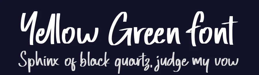Yellow Green Font by Nox Studio — Script Handwritten Font — thumbnail 2