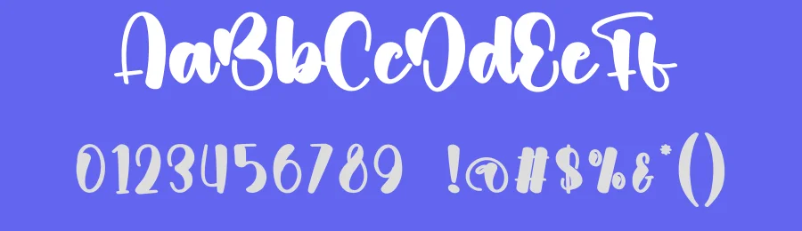Yellow Houset Script Font by creativeletter — Script Handwritten Font — thumbnail 3
