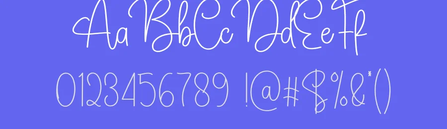 Yellow Script Font by creativeletter — Script Handwritten Font — thumbnail 3
