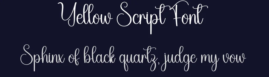 Yellow Script Font by Wati Studio — Script Handwritten Font — thumbnail 2