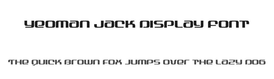 Yeoman Jack Display Font by Iconian Fonts — Display Font