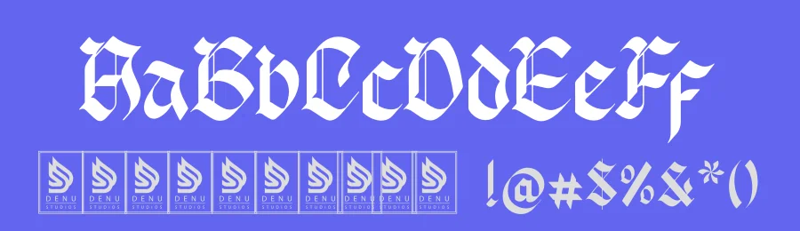 Yeremia | Blackletter Typeface by Denustudios — Blackletter Font — thumbnail 3