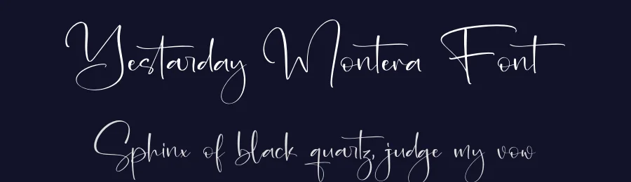 Yestarday Montera Font by letterfabric — Script Handwritten Font — thumbnail 2