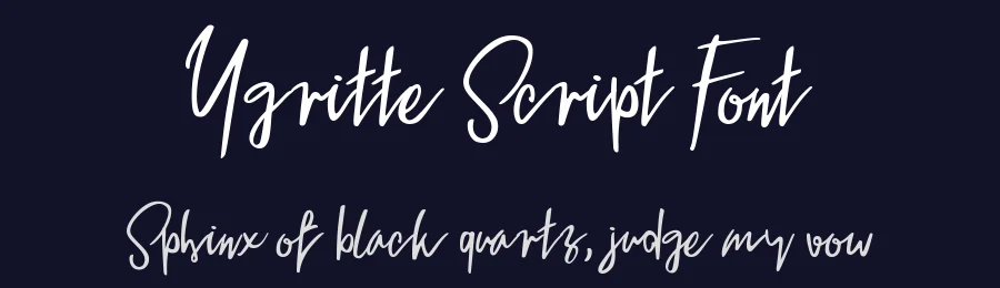 Ygritte Script Font by typotopia — Script Handwritten Font — thumbnail 2
