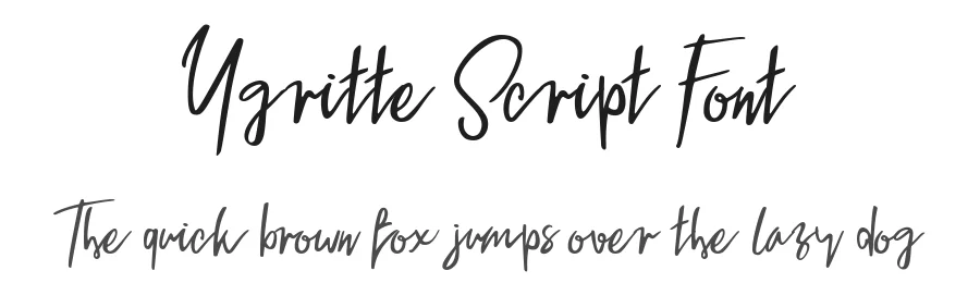 Ygritte Script Font by typotopia — Script Handwritten Font
