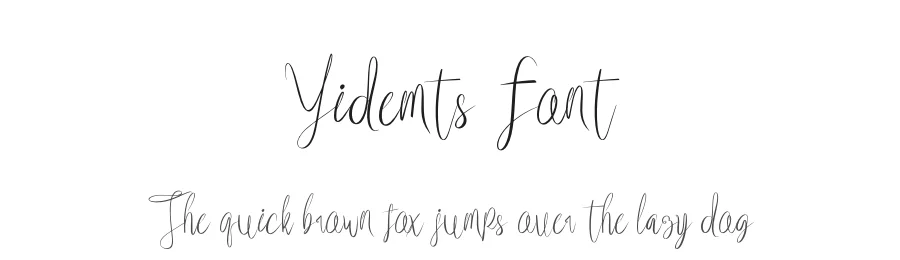 Yidemts Font by khalwastudio — Script Handwritten Font