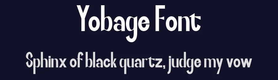 Yobage Font by MaikoHatta — Sans Serif Font — thumbnail 2