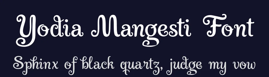 Yodia Mangesti Font by Letterhanna Studio — Display Font — thumbnail 2