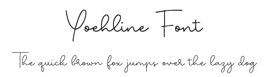 Yoehline Font by Allouse.Studio — Script Handwritten Font