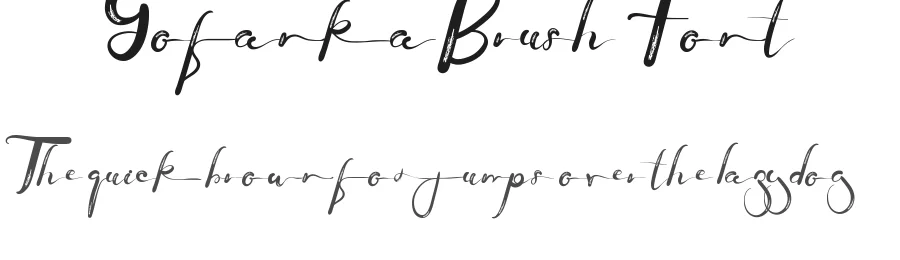 Yofanka Brush Font by edricstudio — Script Handwritten Font