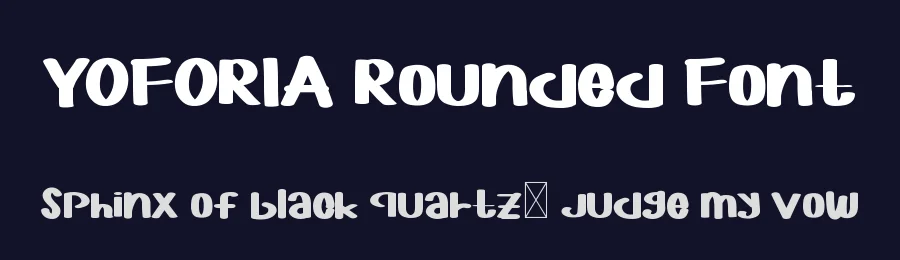YOFORIA Rounded Font by edricstudio — Script Handwritten Font — thumbnail 2