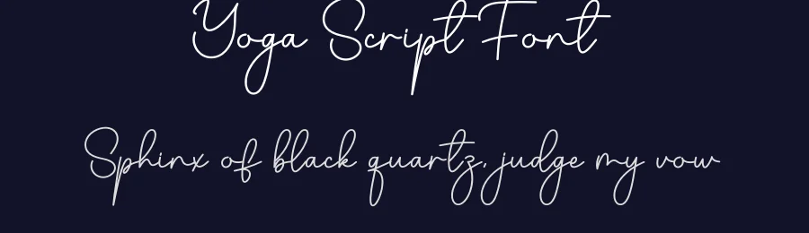 Yoga Script Font by creativeletter — Script Handwritten Font — thumbnail 2