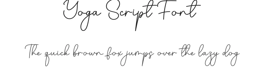 Yoga Script Font by creativeletter — Script Handwritten Font