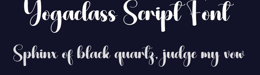 Yogaclass Script Font by creativeletter — Script Handwritten Font — thumbnail 2