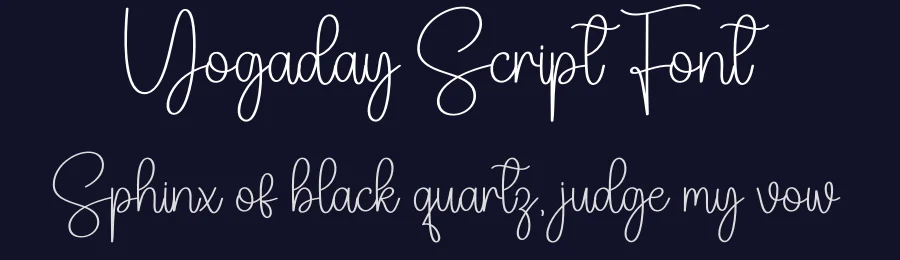 Yogaday Script Font by creativeletter — Script Handwritten Font — thumbnail 2