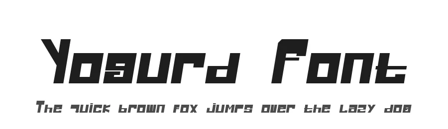 Yogurd Font by Gunaloecraft β Sans Serif Font