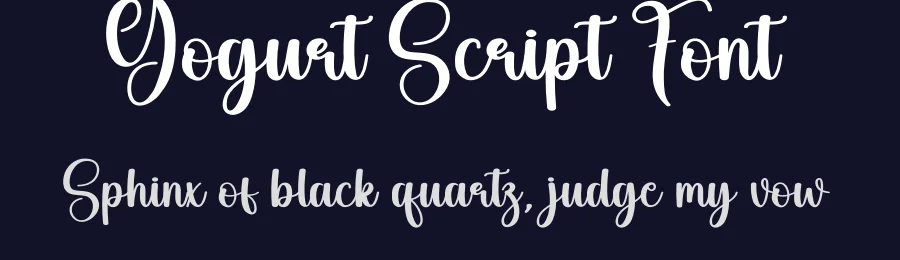 Yogurt Script Font by creativeletter — Script Handwritten Font — thumbnail 2