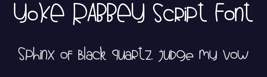 YOKE RABBEY Script Font by inermediaSTUDIO — Script Handwritten Font — thumbnail 2