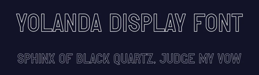 Yolanda Display Font by vpcreativeshop — Sans Serif Font — thumbnail 2
