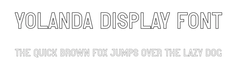 Yolanda Display Font by vpcreativeshop — Sans Serif Font