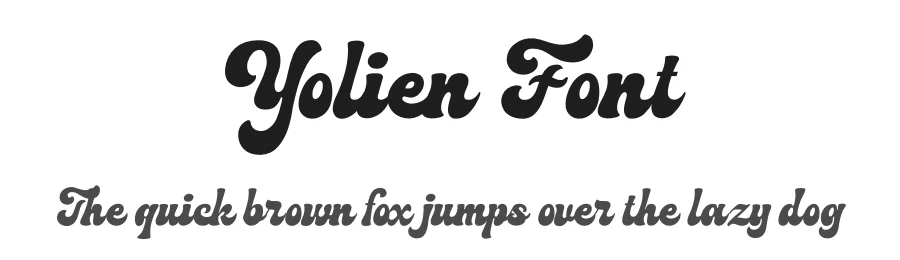 Yolien Font by ReyreyBlue — Script Handwritten Font