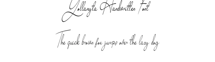 Yollanyta Handwritten Font by andikastudio — Script Handwritten Font