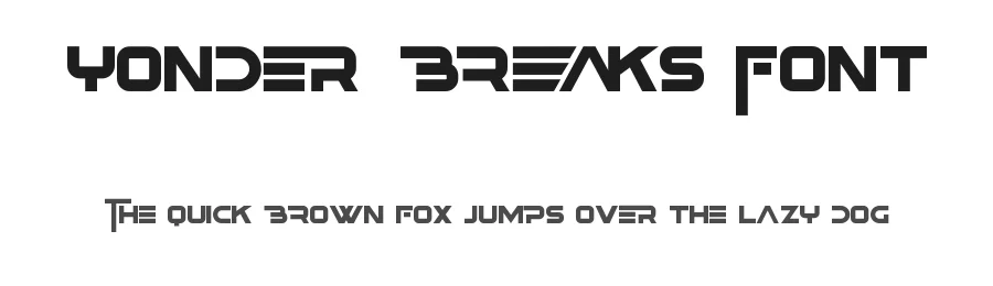 Yonder Breaks Font by noahtype — Decorative Font