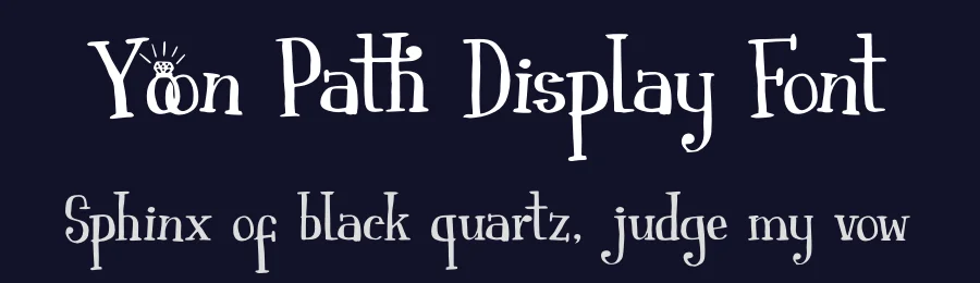 Yoon Path Display Font by Denustudios — Decorative Font — thumbnail 2