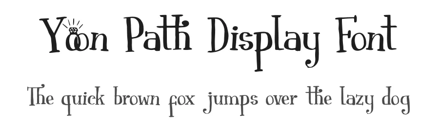 Yoon Path Display Font by Denustudios — Decorative Font