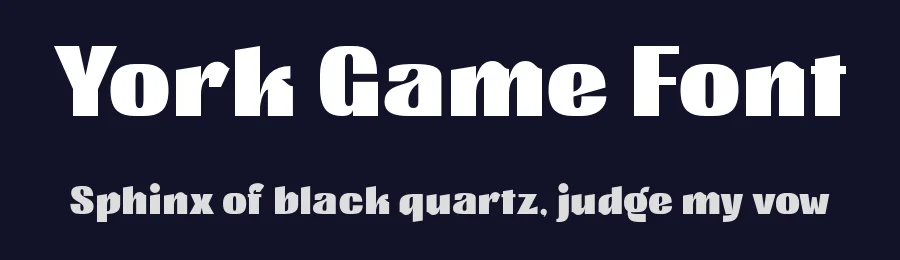 York Game Font by Nirmana Visual — Sans Serif Font — thumbnail 2
