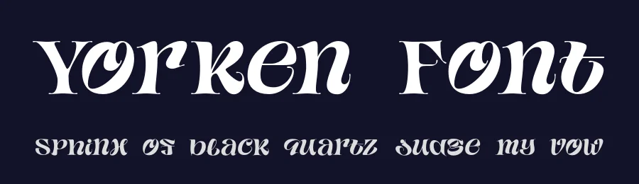 Yorken Font by Surplus Type Co — Decorative Font — thumbnail 2