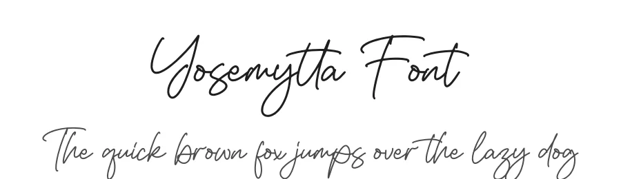 Yosemytta Font by perspectype — Script Handwritten Font