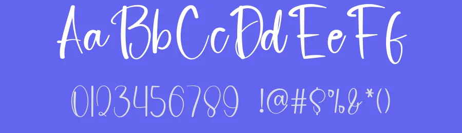 You Warm My Heart Font by freshtypeink — Script Handwritten Font — thumbnail 3