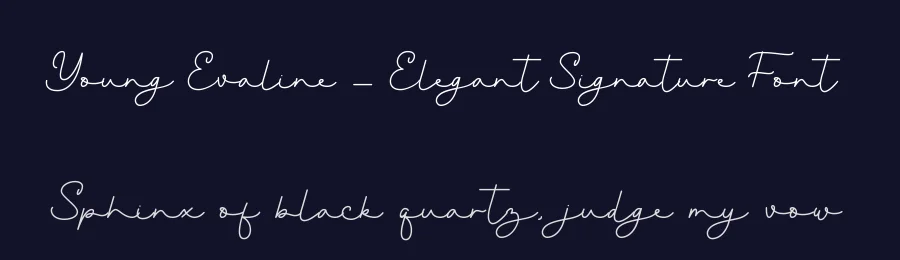 Young Evaline – Elegant Signature Font by Almarkha Type — Decorative Font — thumbnail 2