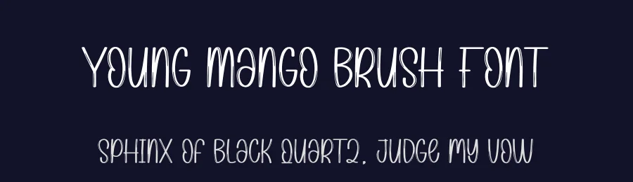 Young Mango Brush Font by creativeletter — Script Handwritten Font — thumbnail 2