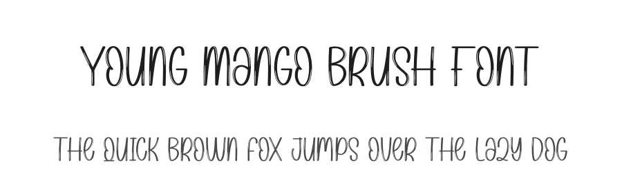Young Mango Brush Font by creativeletter — Script Handwritten Font