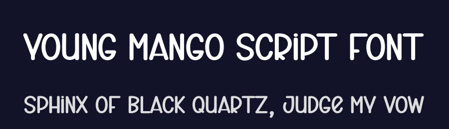 Young Mango Script Font by creativeletter — Display Font — thumbnail 2